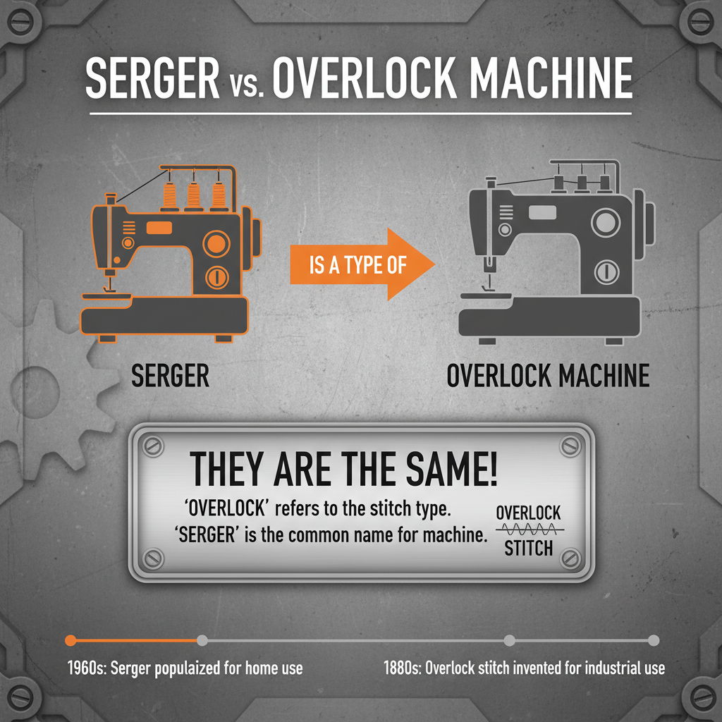 What's the Difference Between a Serger and an Overlock Machine A Comprehensive Guide