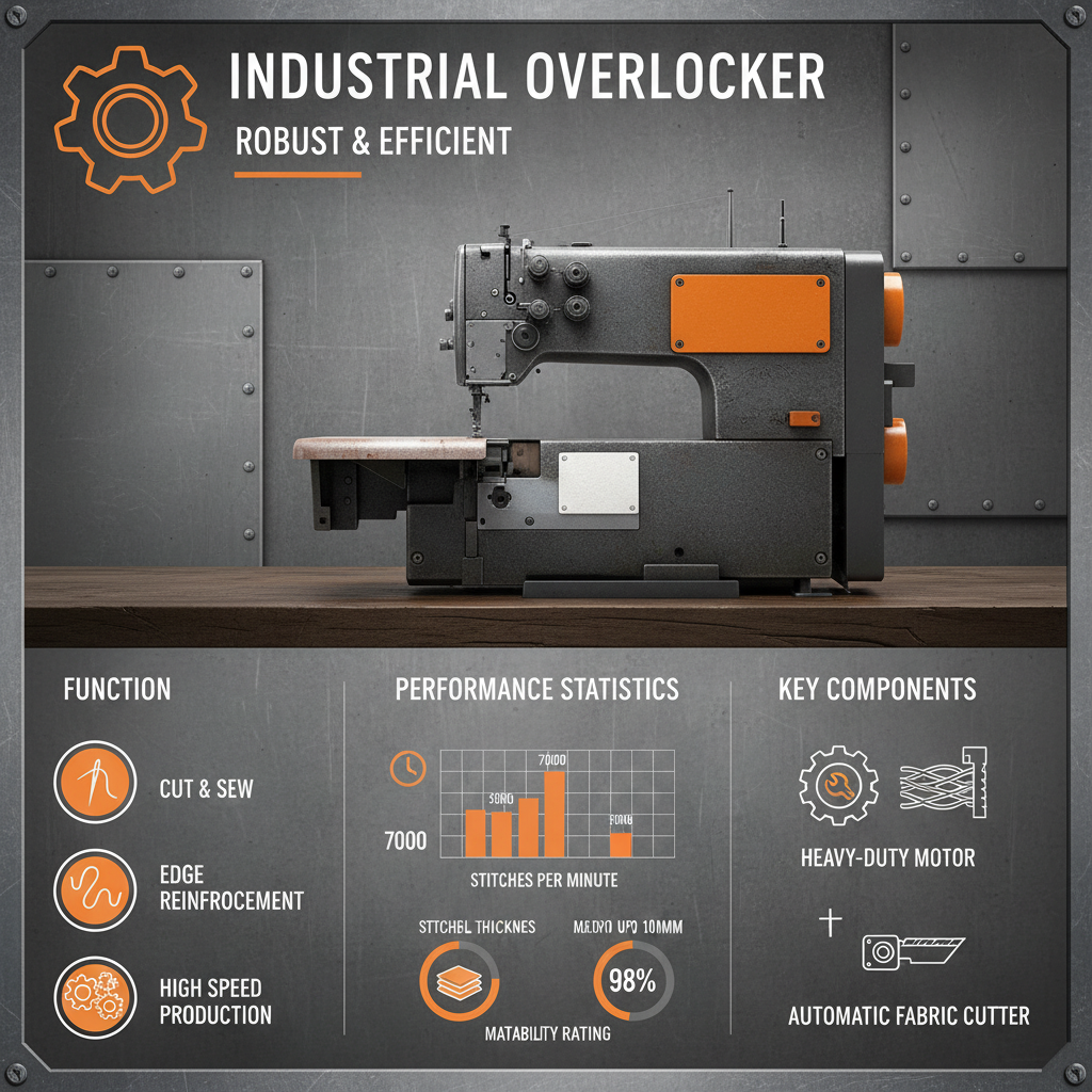 Choosing the Right Industrial Overlocker for Superior Seam Finishing