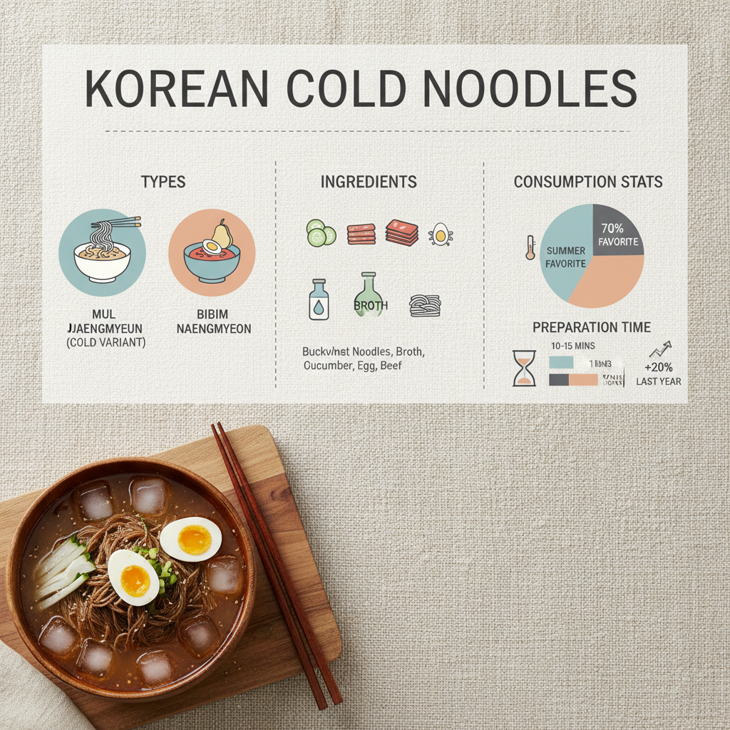 Exploring the Refreshing World of Korean Cold Noodles A Culinary Journey