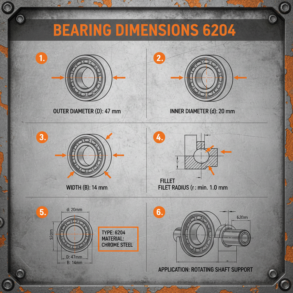 Comprehensive Guide to Bearing Dimensions 6204 for Optimal Performance