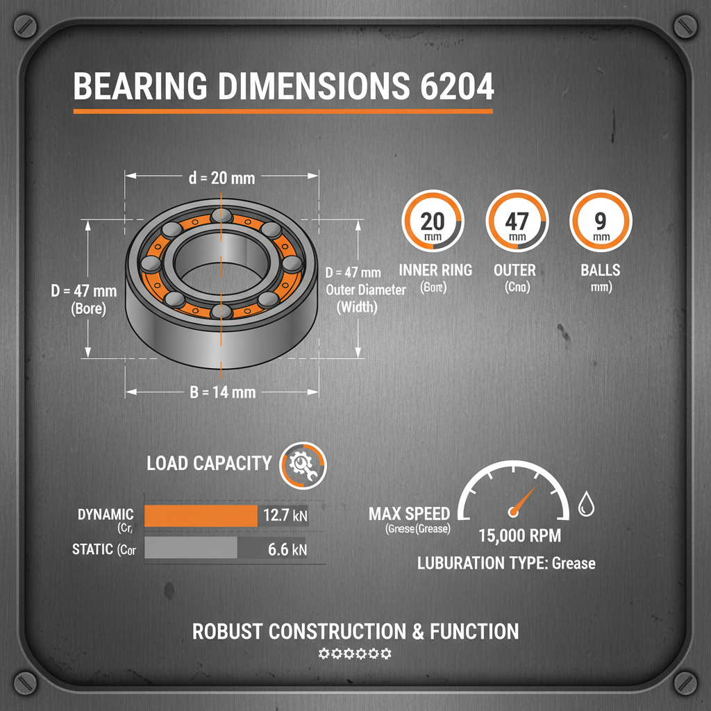 Comprehensive Guide to Bearing Dimensions 6204 for Optimal Performance