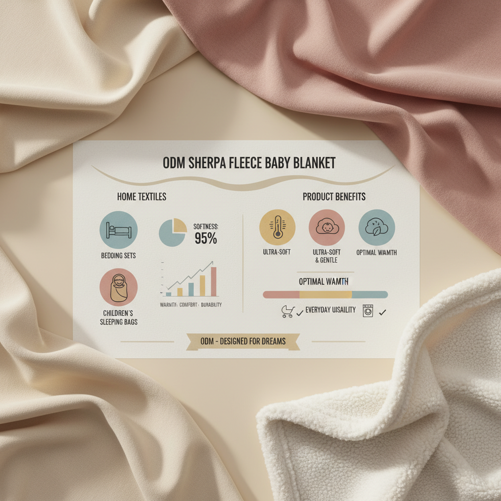 ODM Sherpa Fleece Baby Blanket Premium Comfort and Custom Design Options