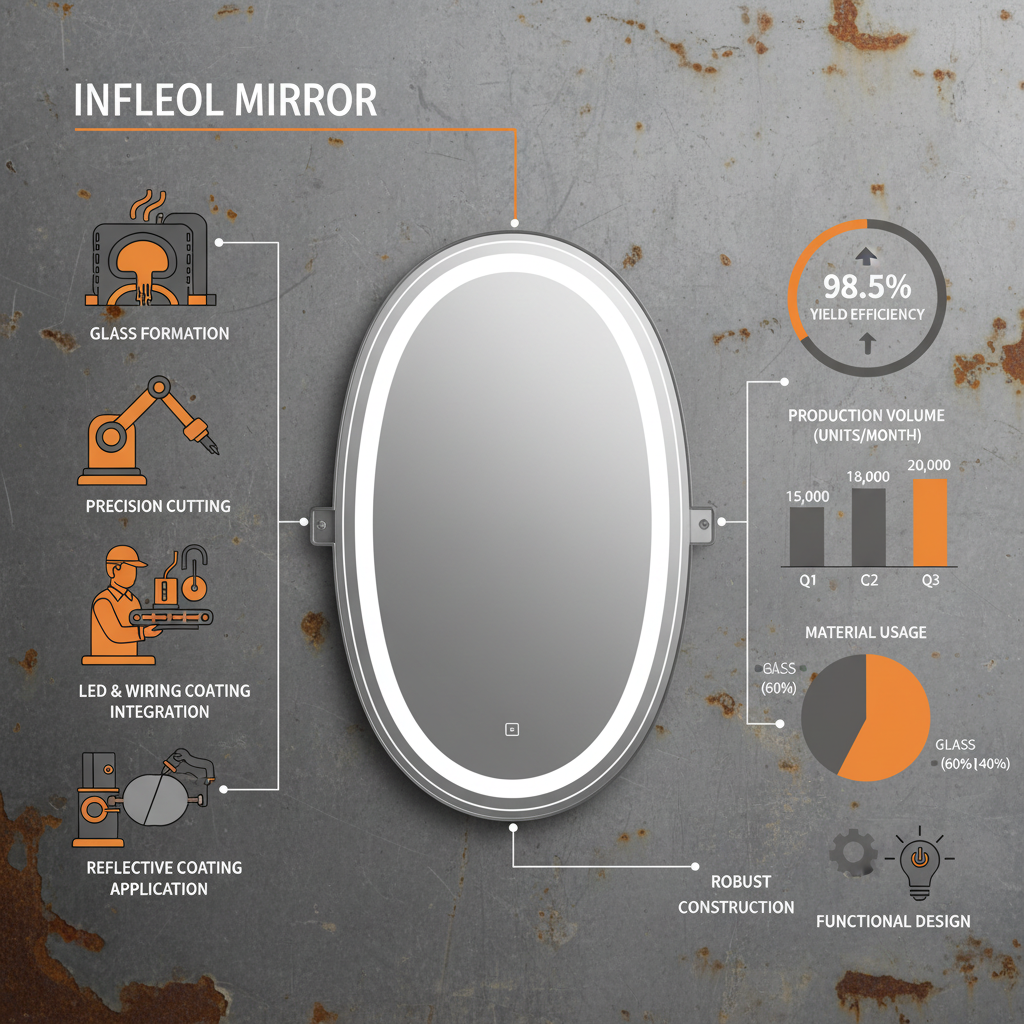 Enhance Your Space with the Alluring LED Mirror Oval Design