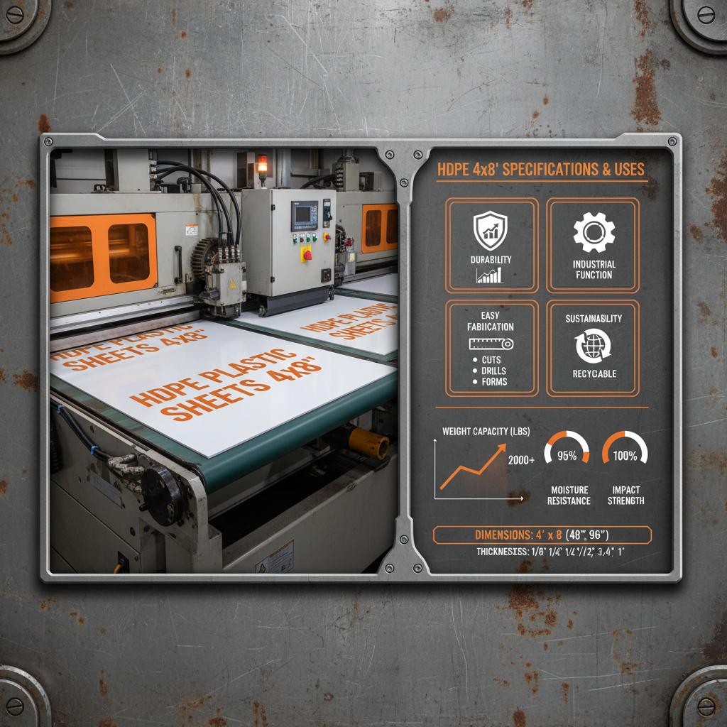 Comprehensive Guide to Durable HDPE Plastic Sheets 4x8 for Versatile Applications