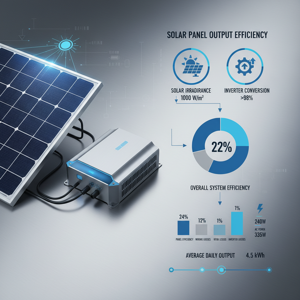 Understanding Solar Panel Output Efficiency for Maximum Energy Production