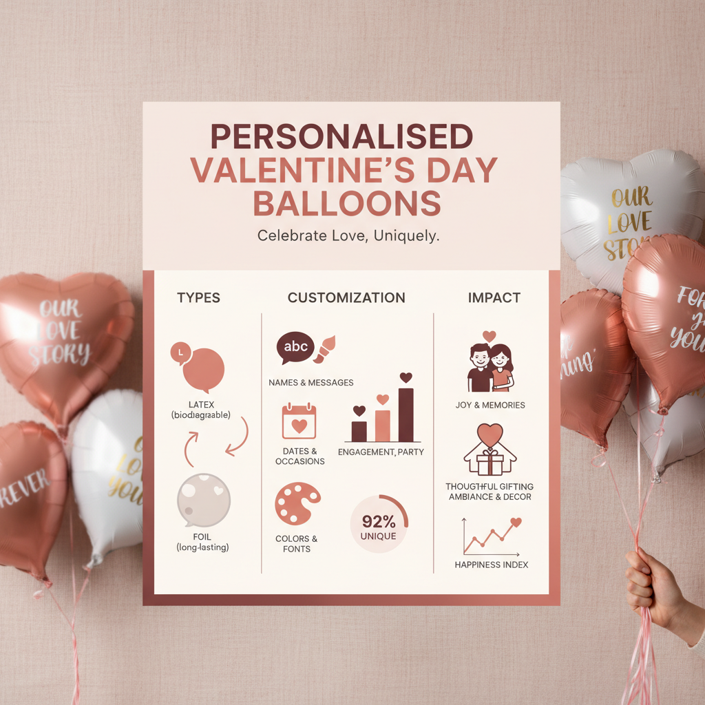 Create Lasting Memories with Personalised Valentines Day Balloons This Year