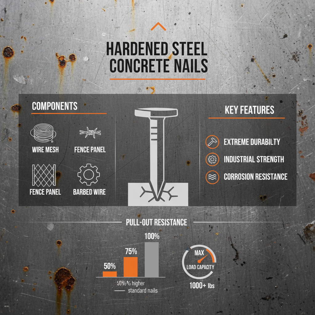 Comprehensive Guide to Hardened Steel Concrete Nails for Robust Fastening