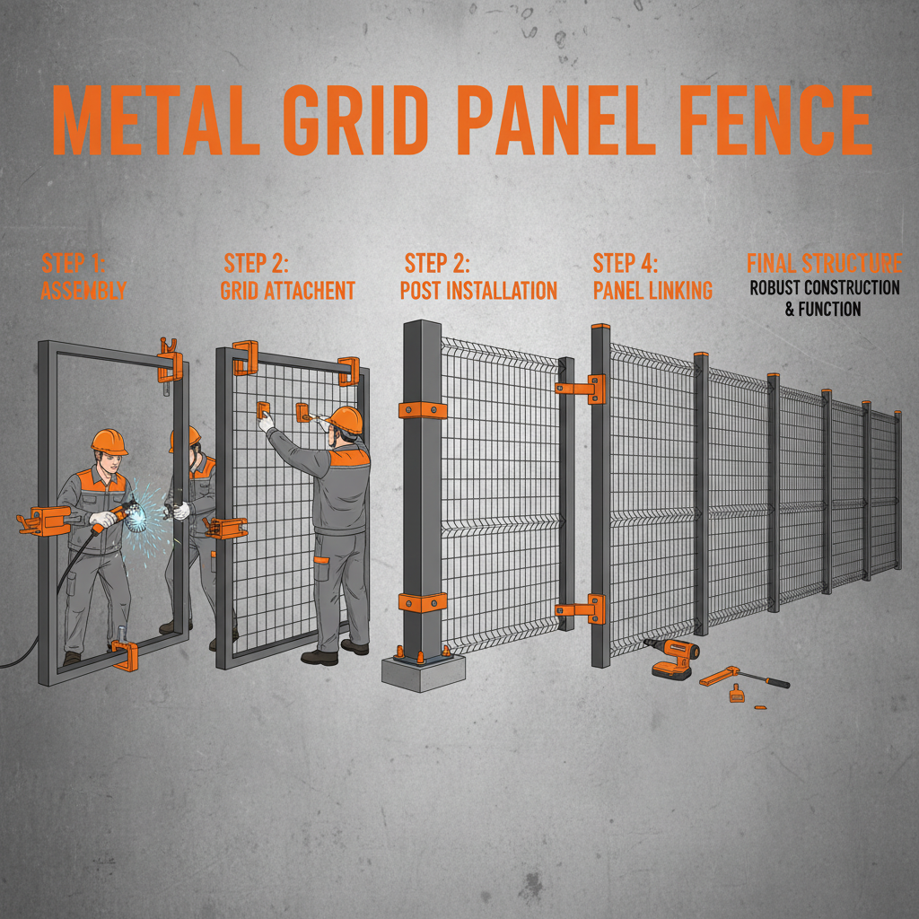 Enhance Property Security with Durable Metal Grid Panel Fence Solutions