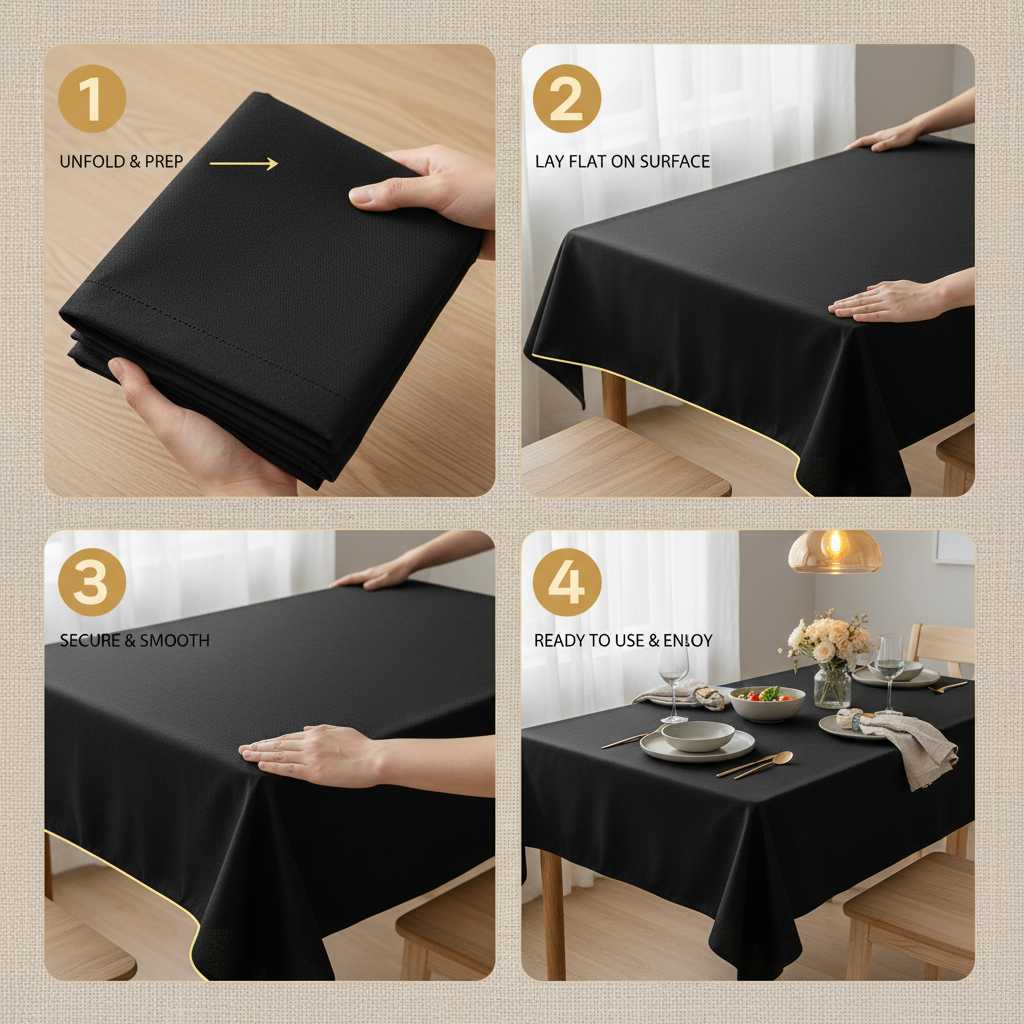 Comprehensive Guide to Choosing the Best Black Disposable Tablecloth for Your Needs