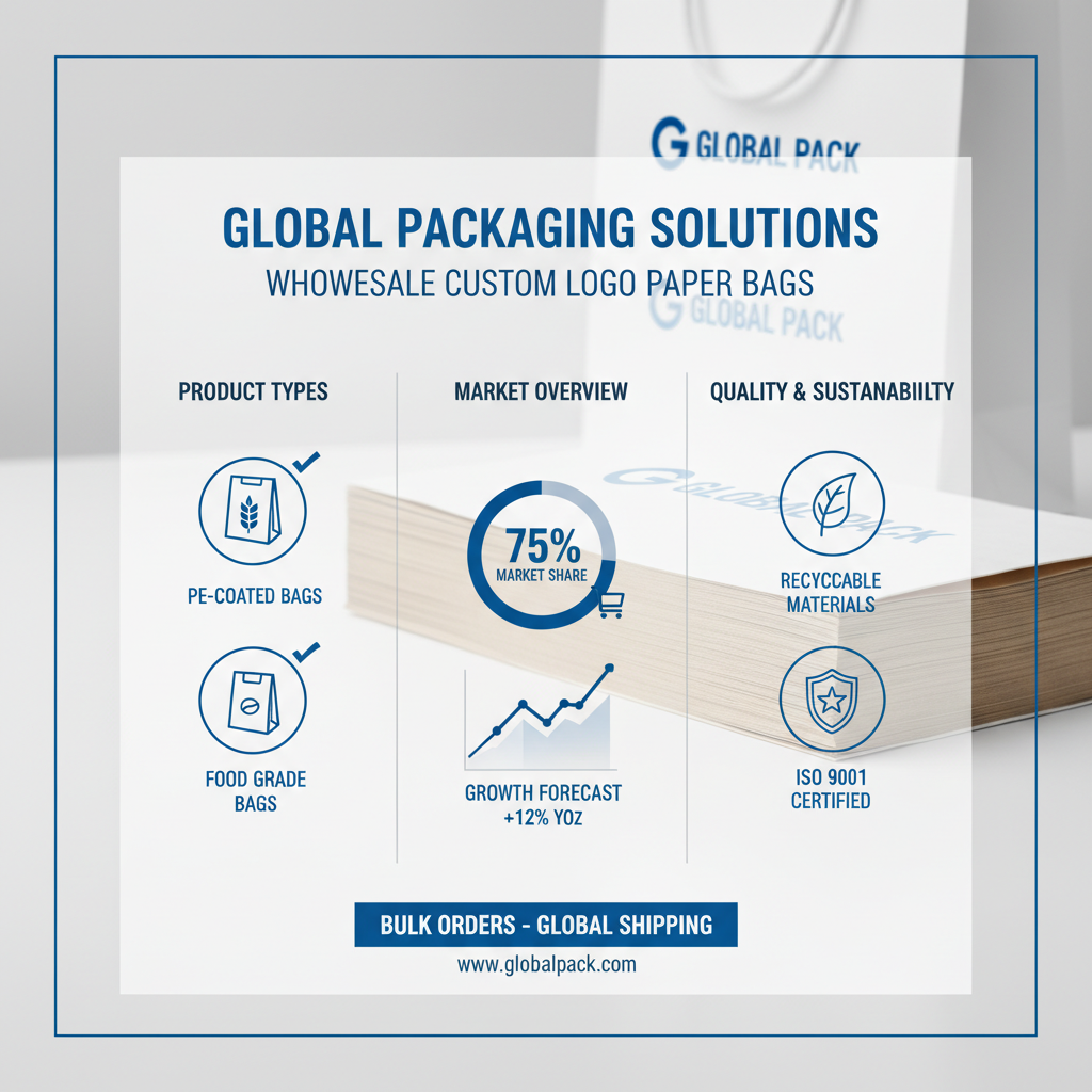 Elevate Your Brand with Custom Paper Bags with Logo Wholesale