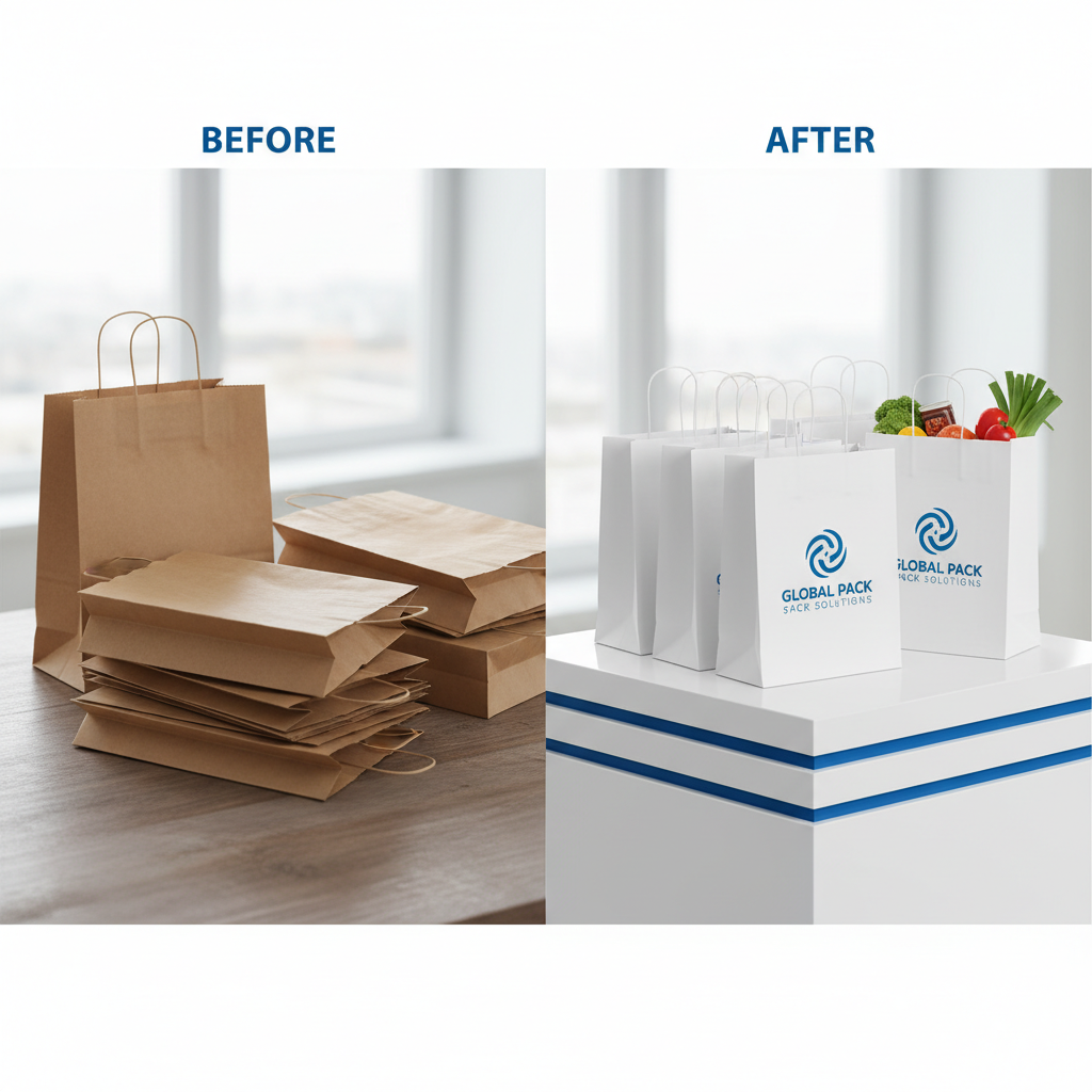 Elevate Your Brand with Custom Paper Bags with Logo Wholesale