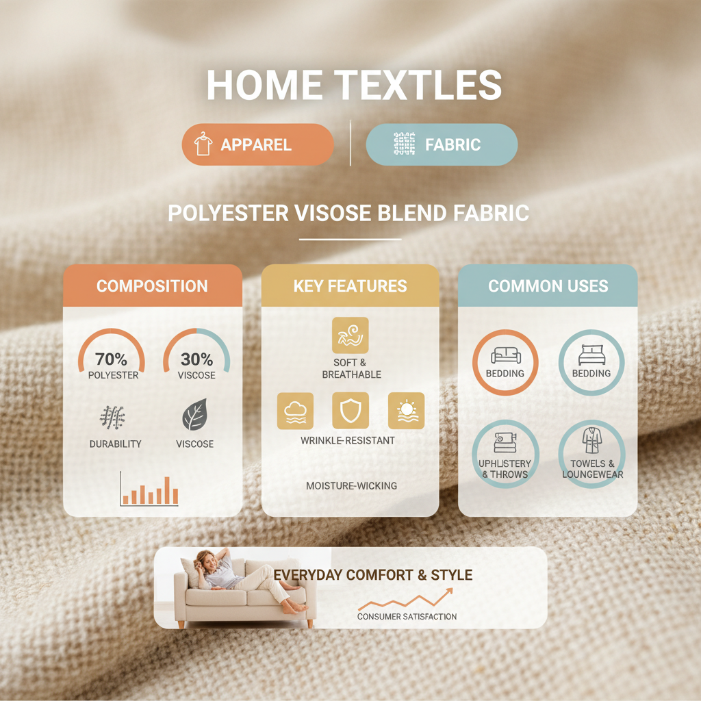 Exploring the Benefits of Polyester Viscose Blend Fabric for Diverse Applications