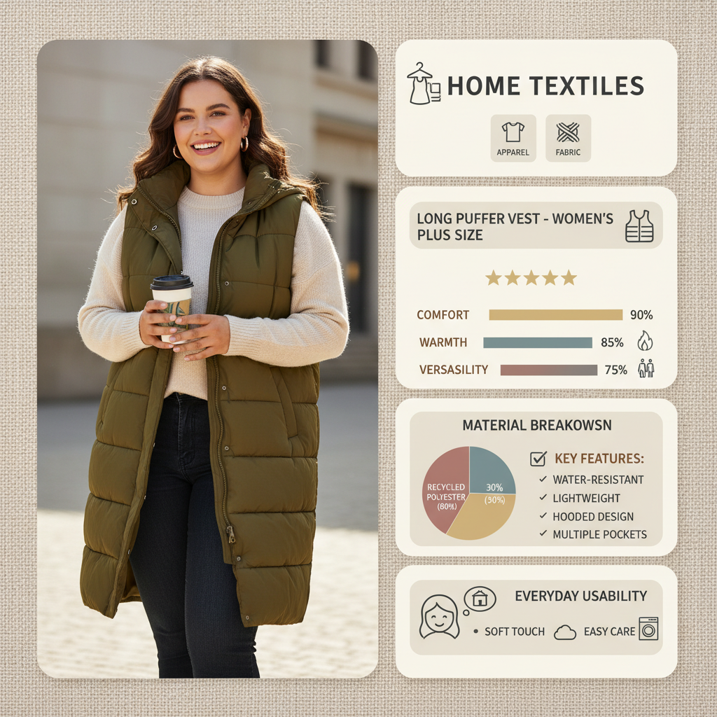 Discover the Best Long Puffer Vest Womens Plus Size for Ultimate Comfort and Style