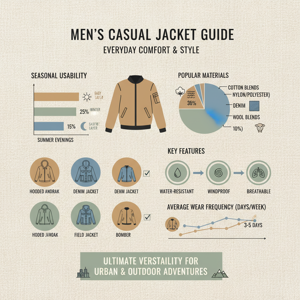 Discover Stylish and Versatile Casual Wear Jackets for Men