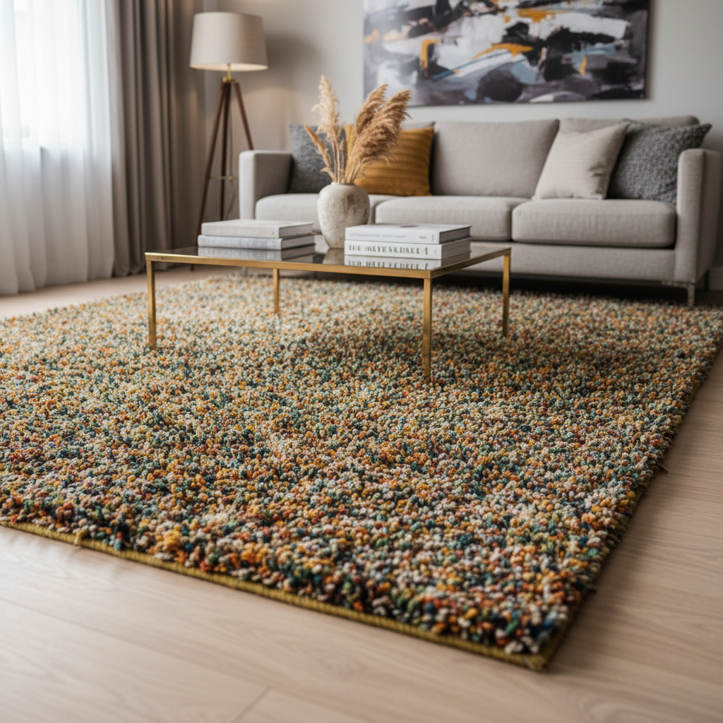 Enhance Home Comfort and Style with a Luxurious Multicolor Shag Rug