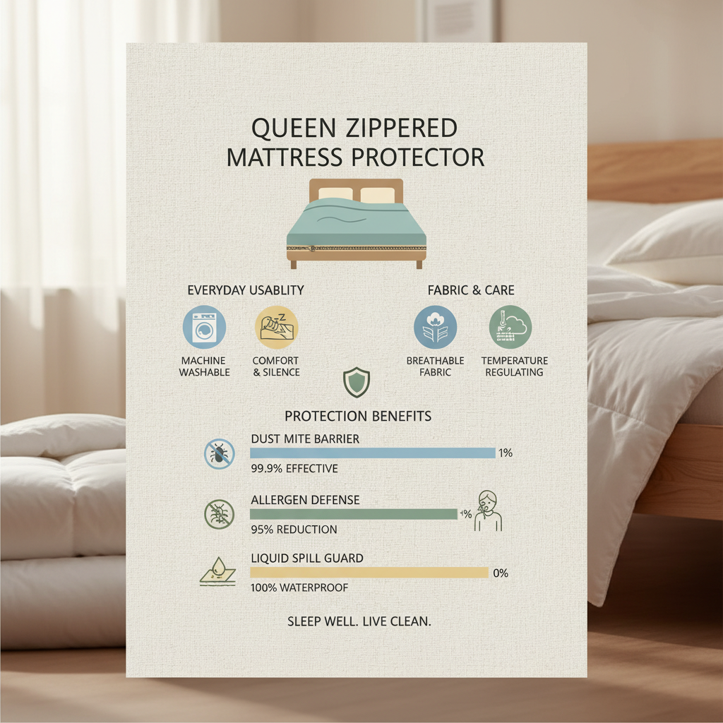 Comprehensive Guide to Choosing the Best Zippered Mattress Protector Queen