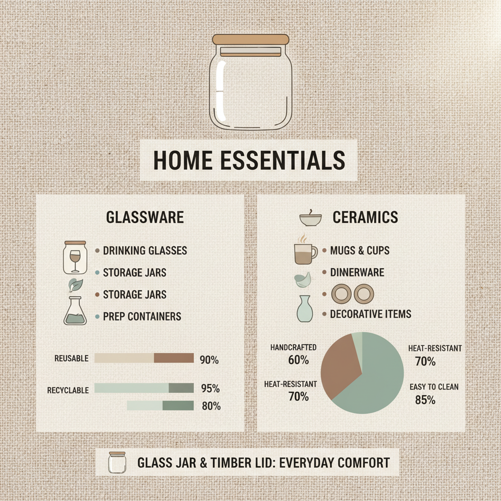 Elegant Glass Jar with Timber Lid Solutions for Storage and Presentation