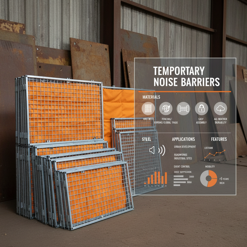 Effective Solutions with Temporary Noise Barriers for Construction and Events