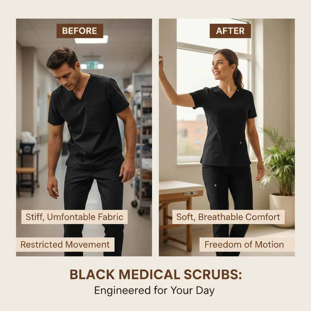 Comprehensive Guide to Black Medical Scrubs for Healthcare Professionals