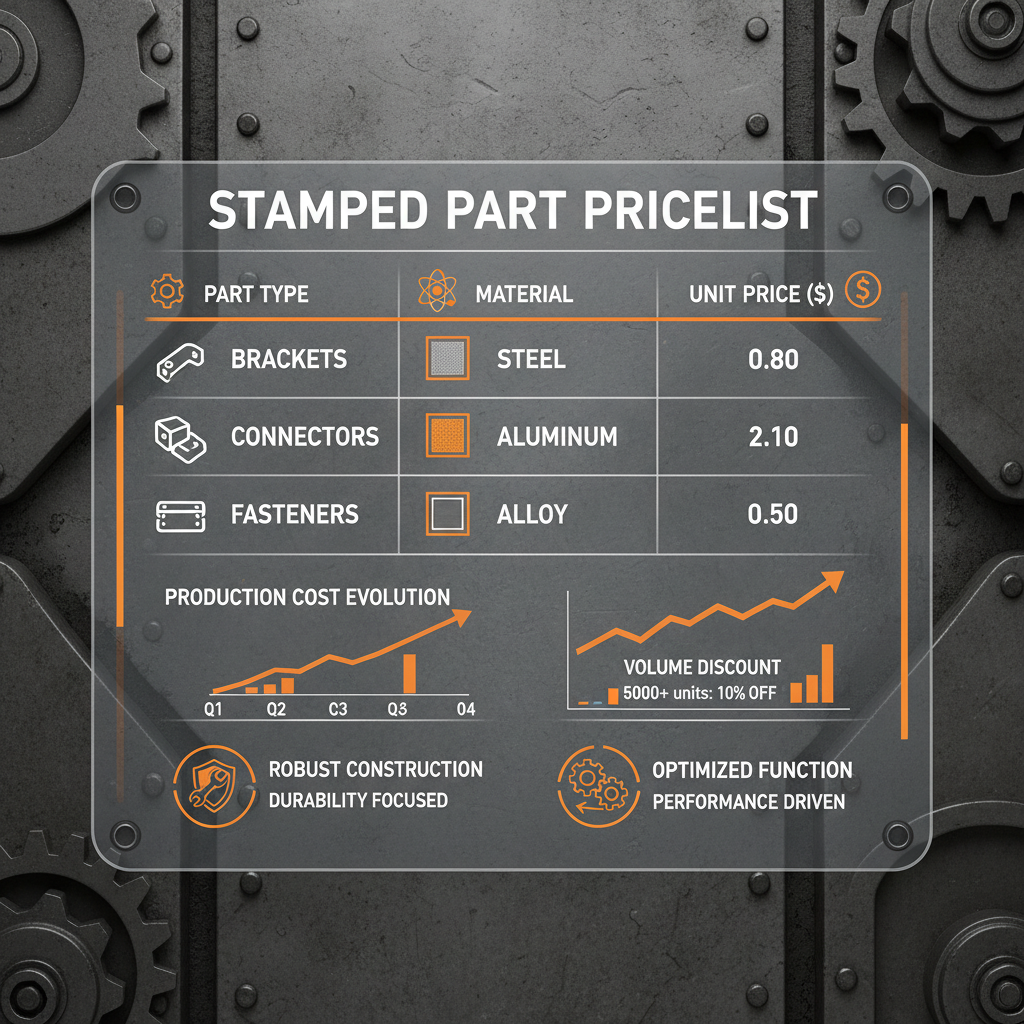 Comprehensive Stamped Part Pricelist Guide from Mingda Metals for Accurate Costing