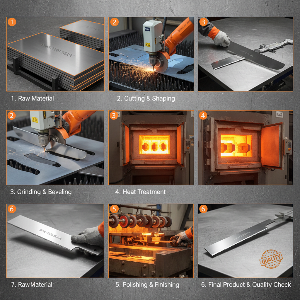 Superior SS440 Food Blades for Efficient and Safe Food Processing