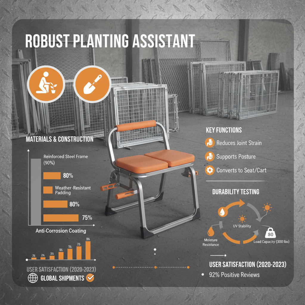 planting kneeling bench