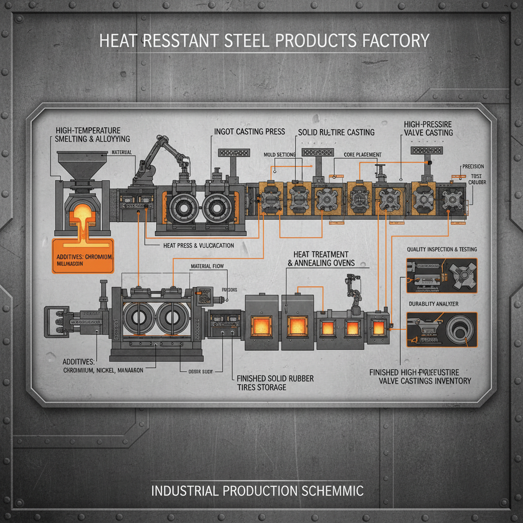 DZM Casting A Premier Heat Resistant Steel Products Factory Delivering Excellence