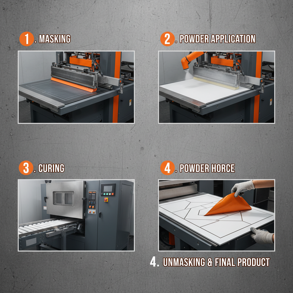 fine line powder coating