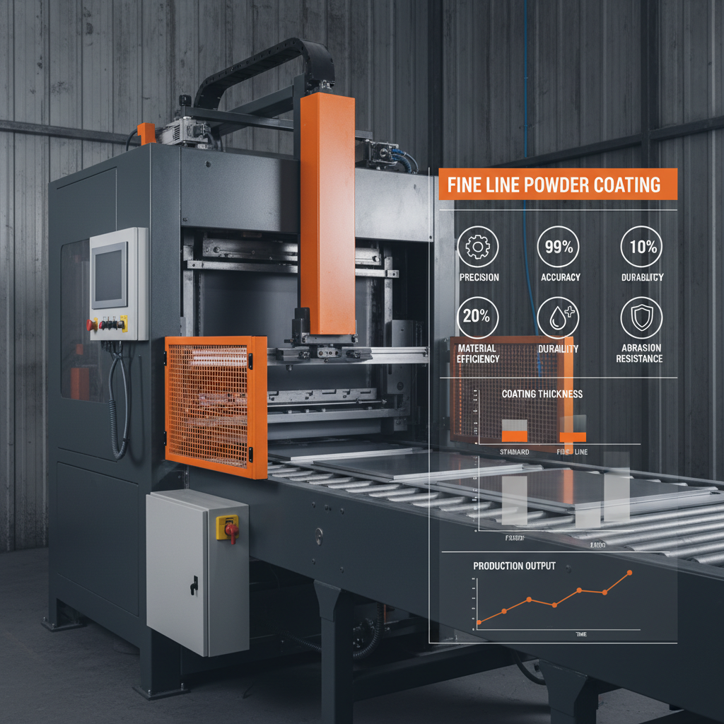 fine line powder coating