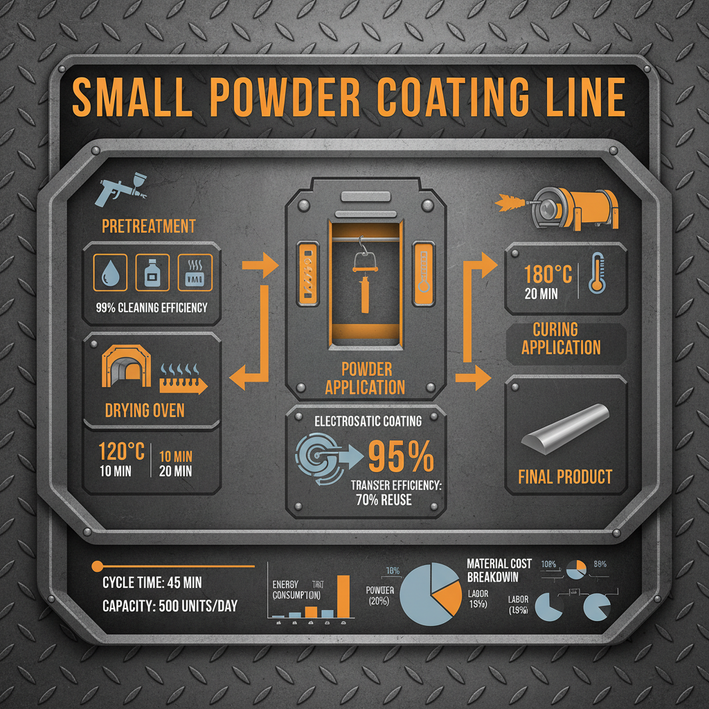 small powder coating line