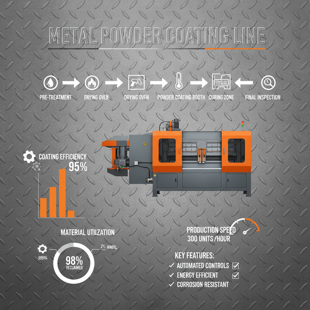 metal powder coating line