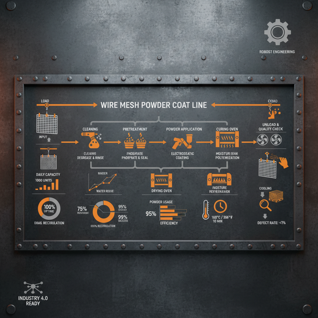 powder coat paint line