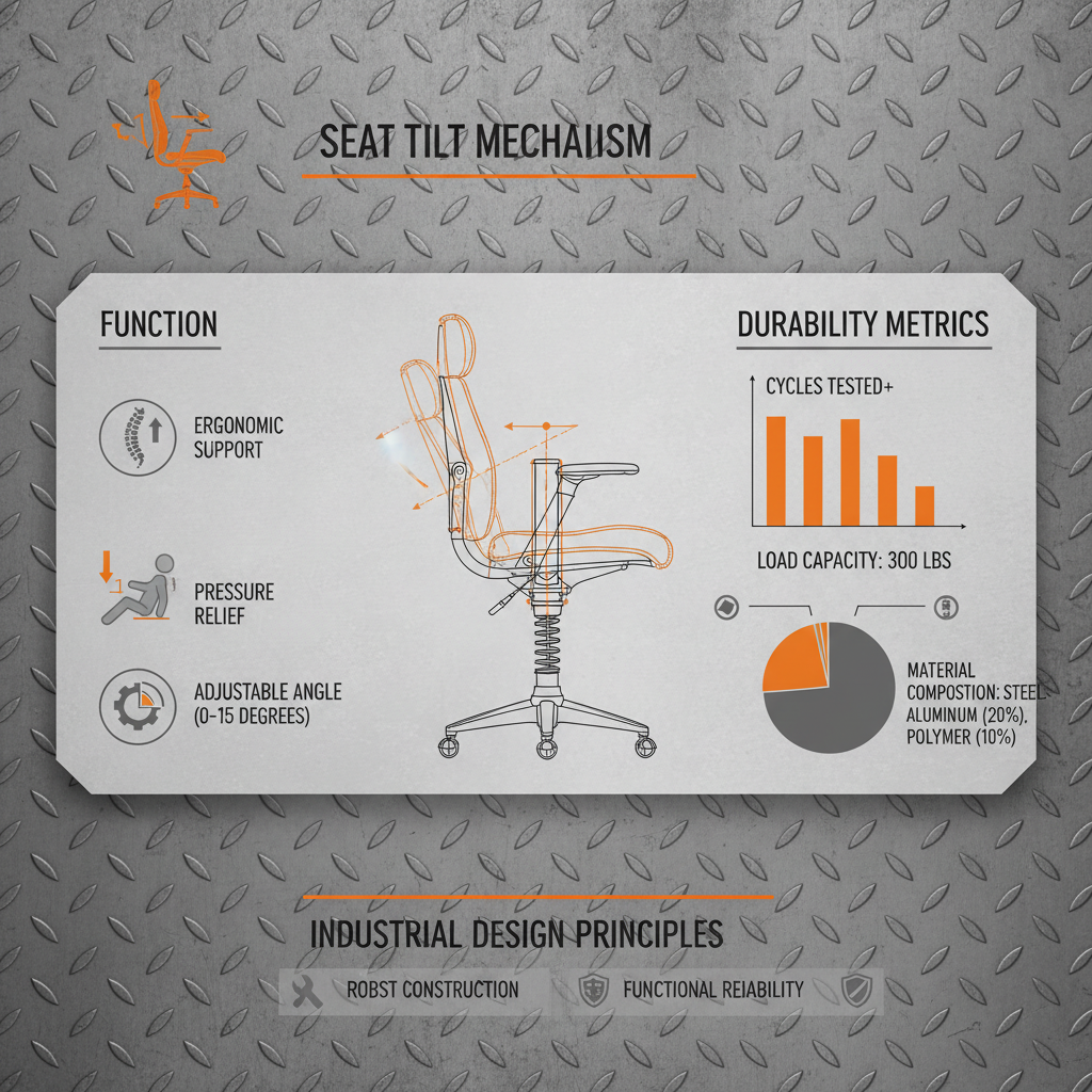 chair with seat tilt