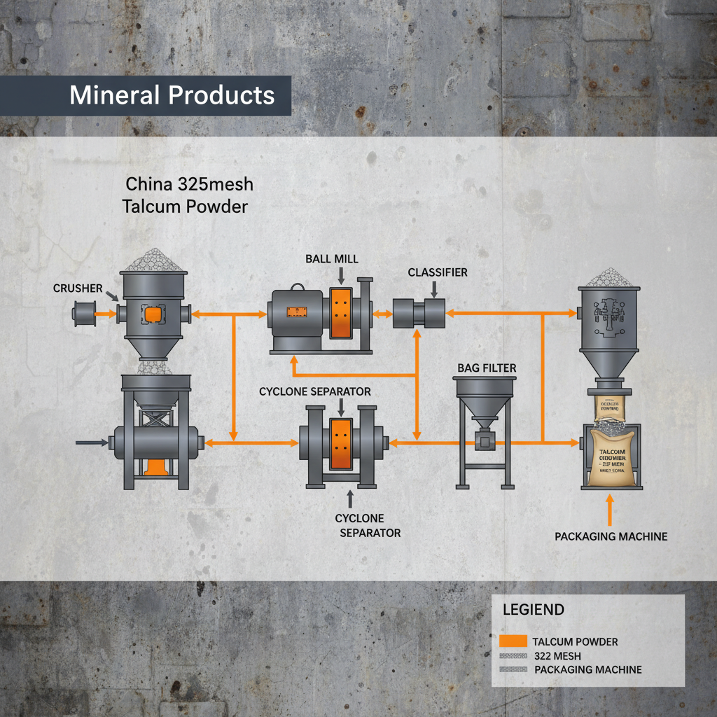 China 325mesh Talcum Powder