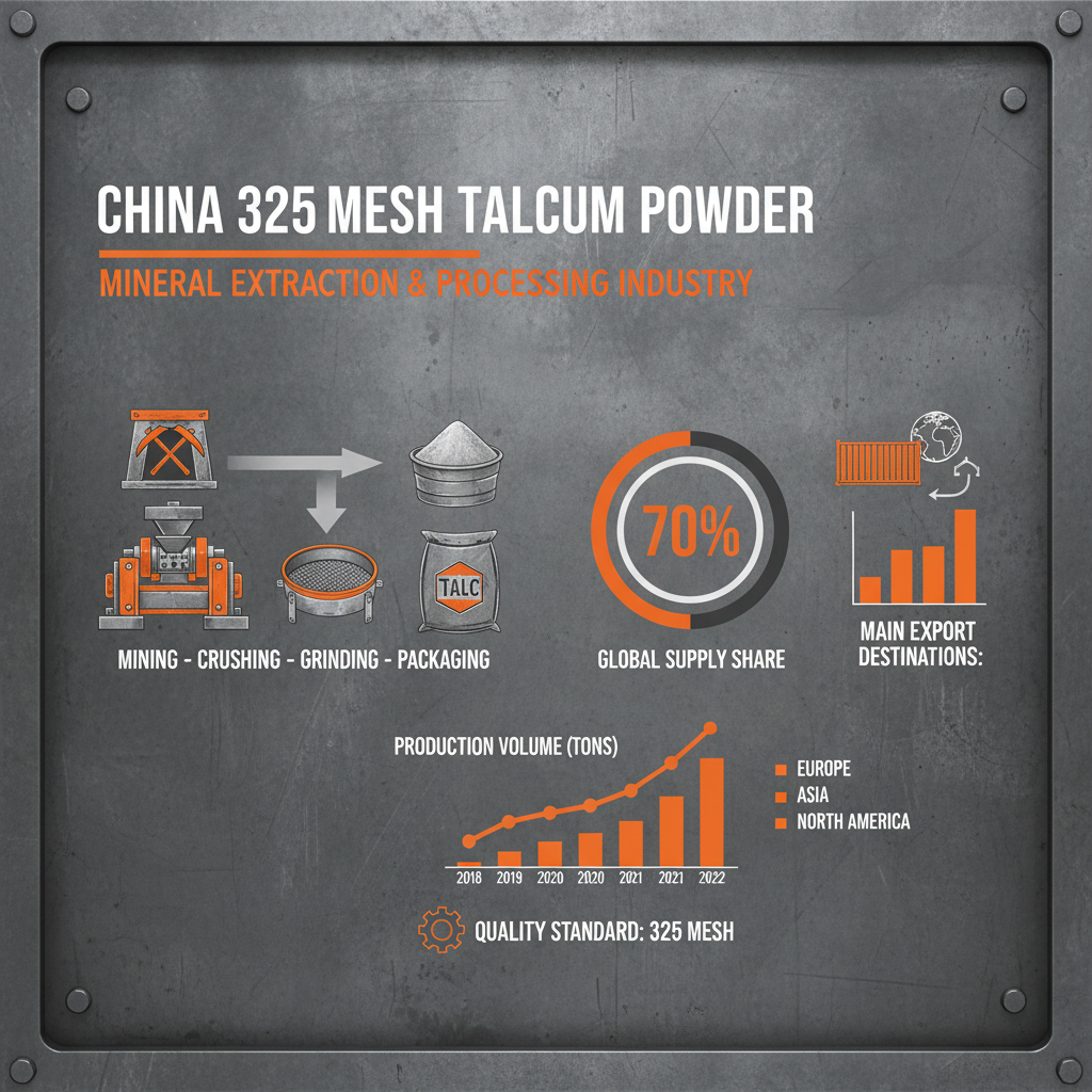 China 325mesh Talcum Powder