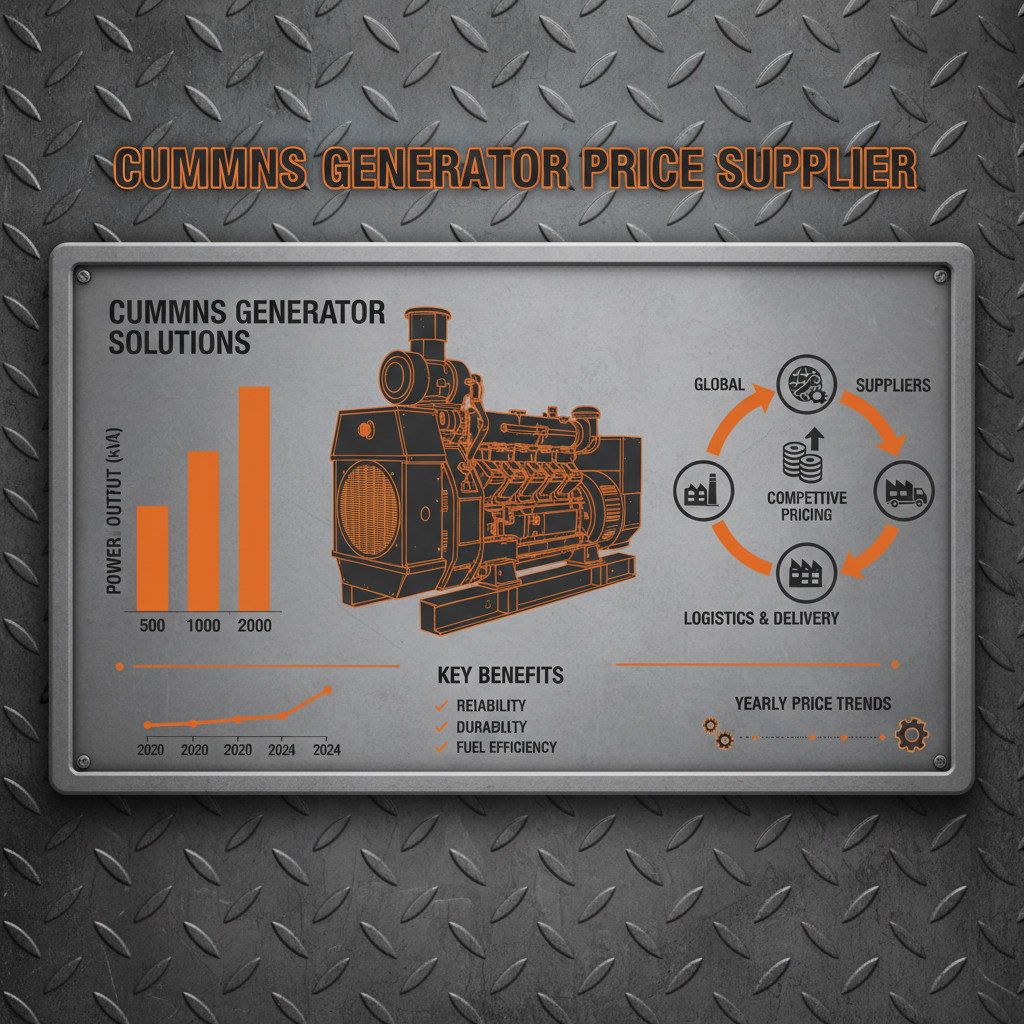 cummins generator price Supplier