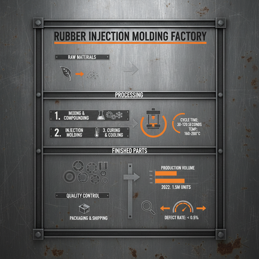 Processing injection molded rubber parts factory