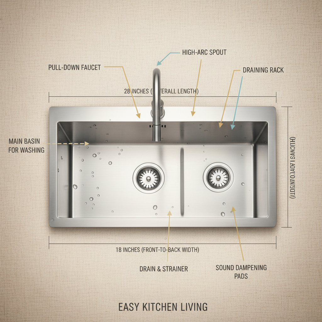 28 inch kitchen sink