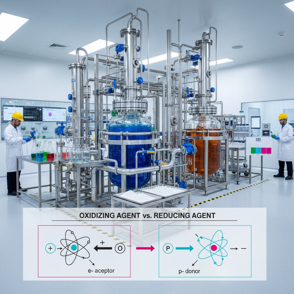 oxidizing agent vs reducing agent