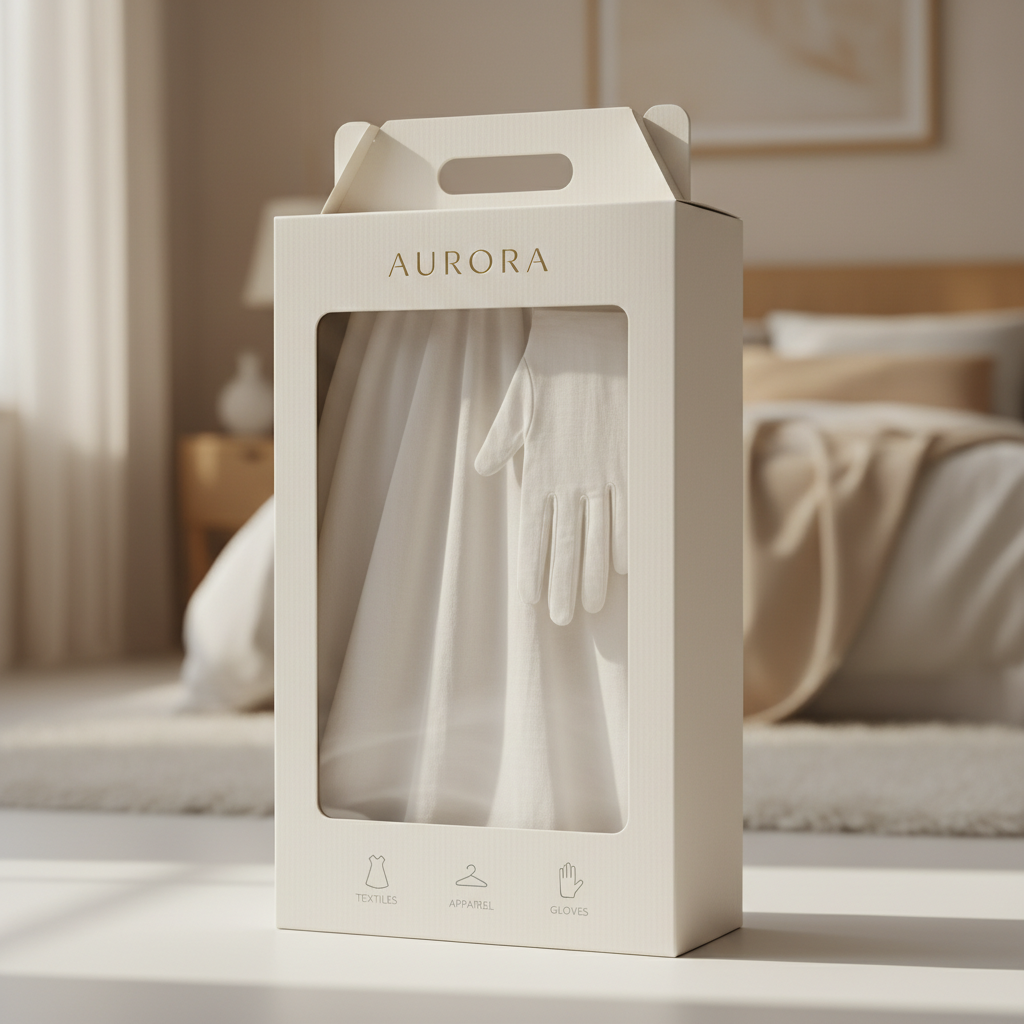 white gown with gloves