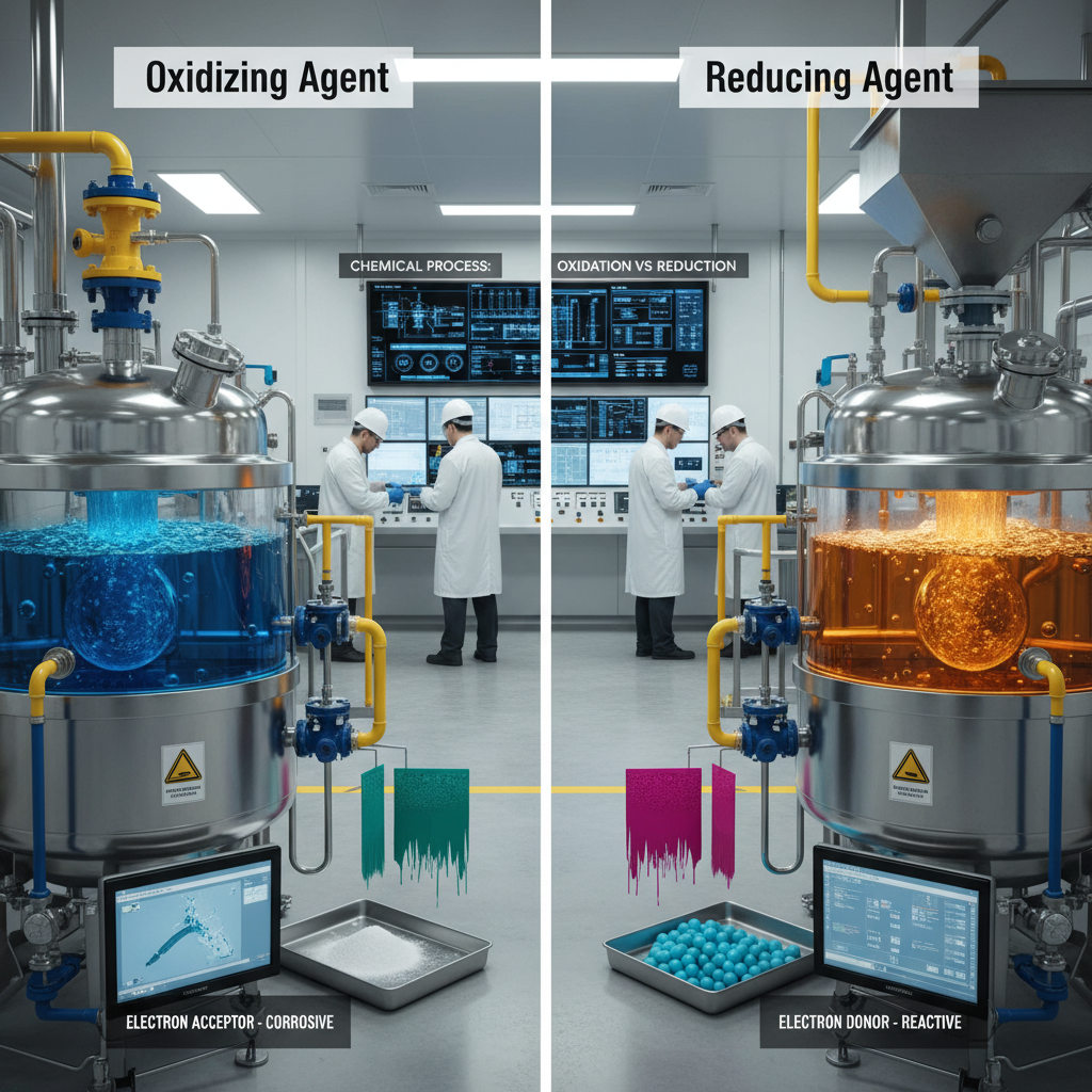 oxidizing vs reducing agent