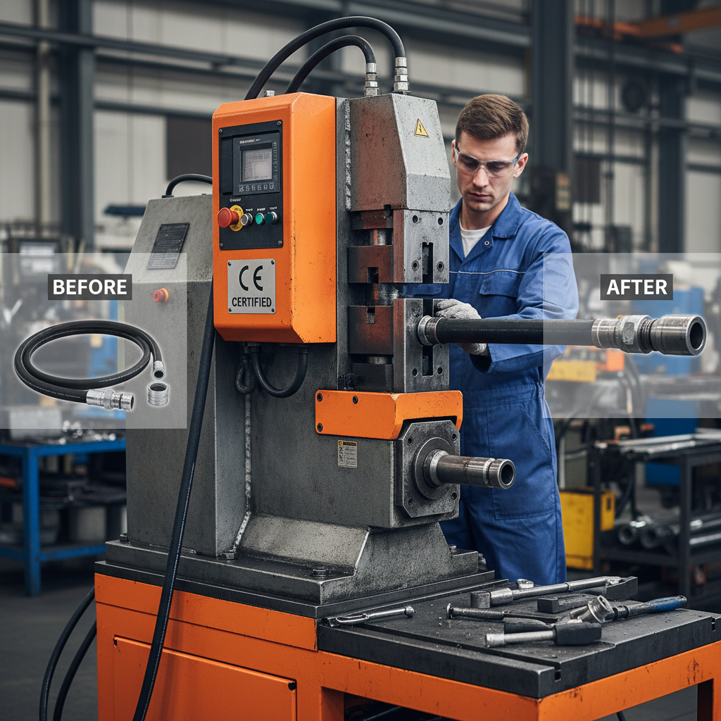CE Certification hyd hose crimper