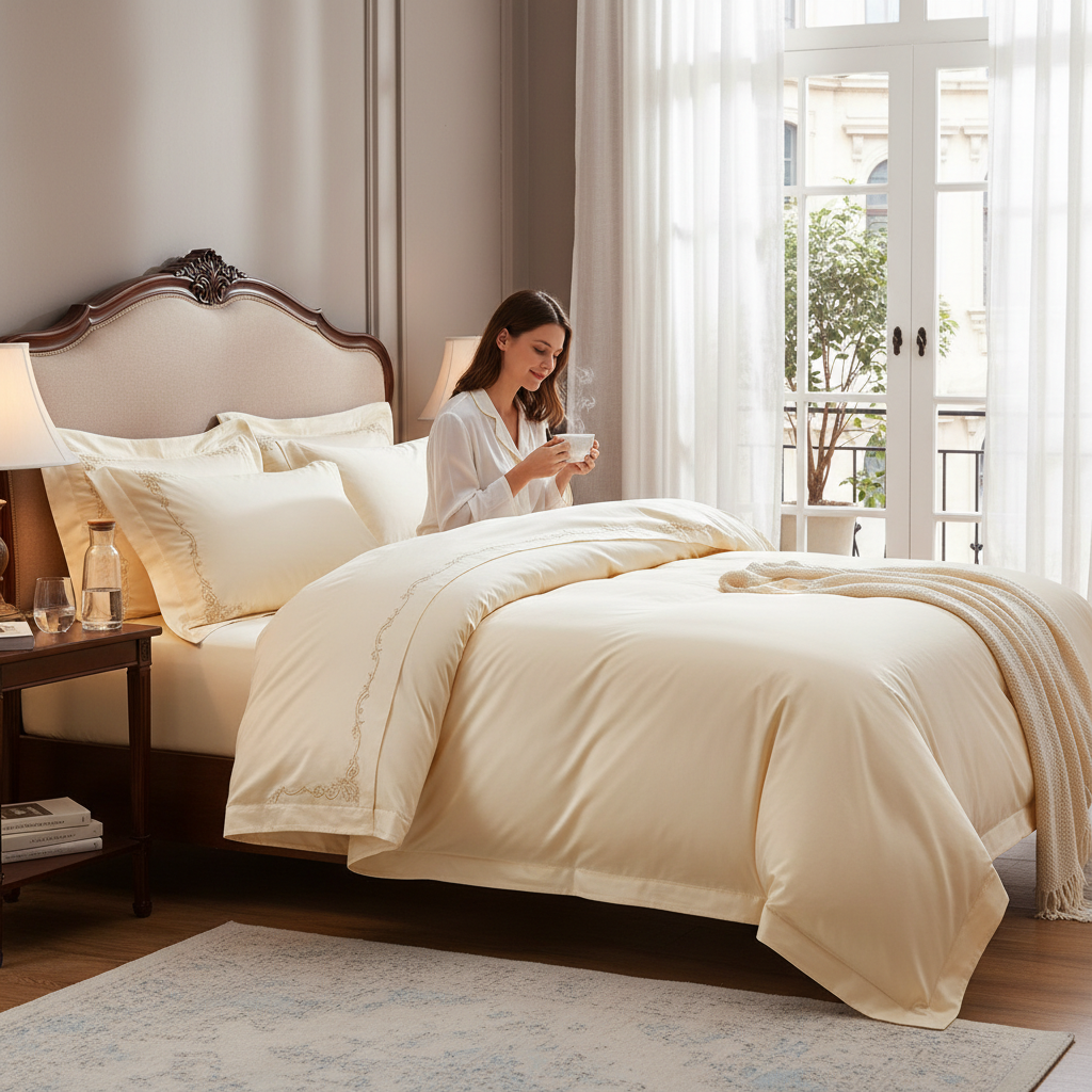 Experience Ultimate Comfort with European Style Luxury Bed Sheet Sets