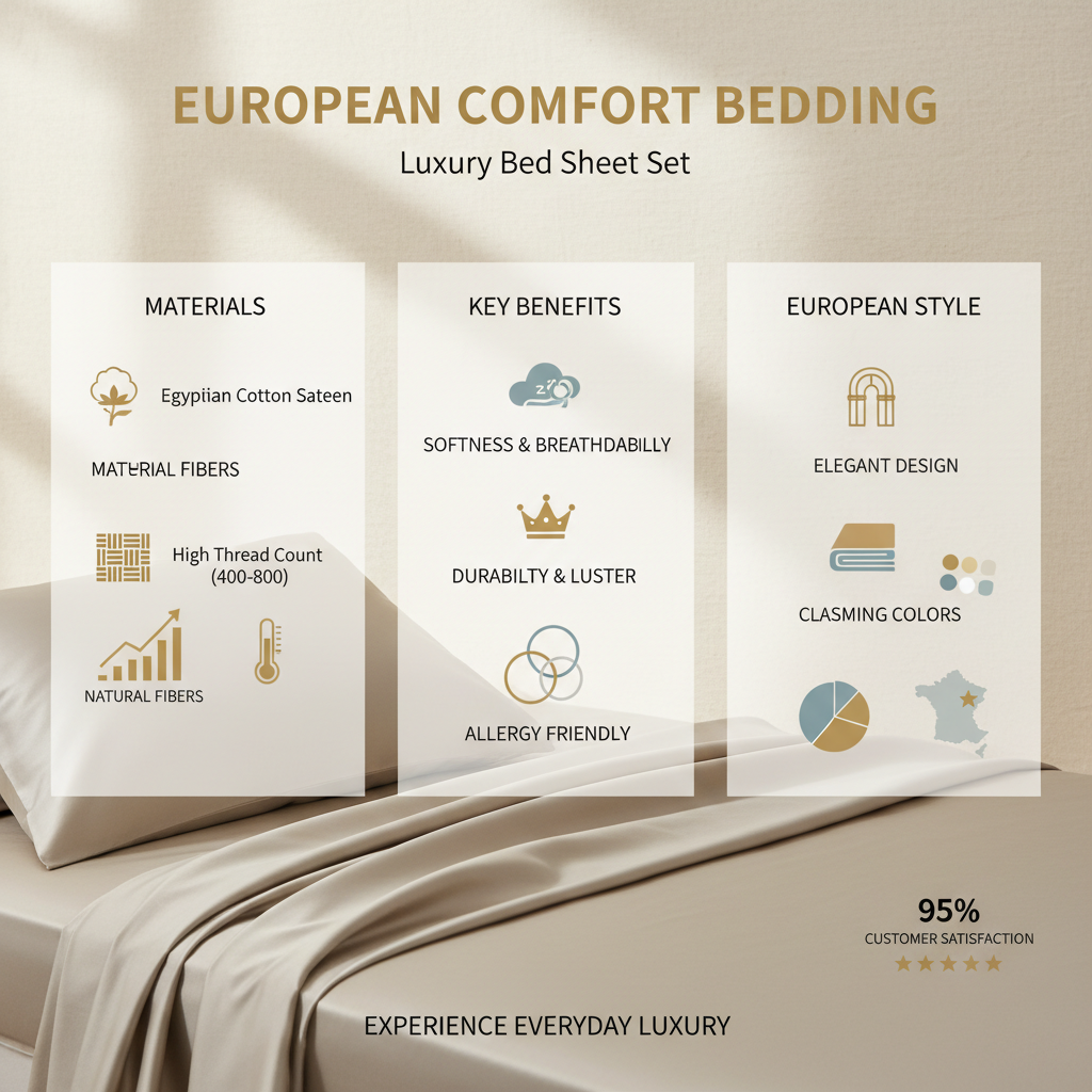 Experience Ultimate Comfort with European Style Luxury Bed Sheet Sets