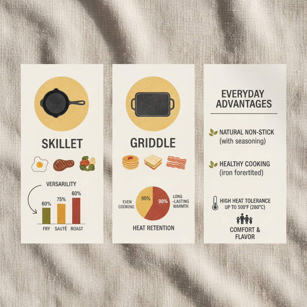 The Versatile Skillet Griddle A Comprehensive Guide to Design and Application