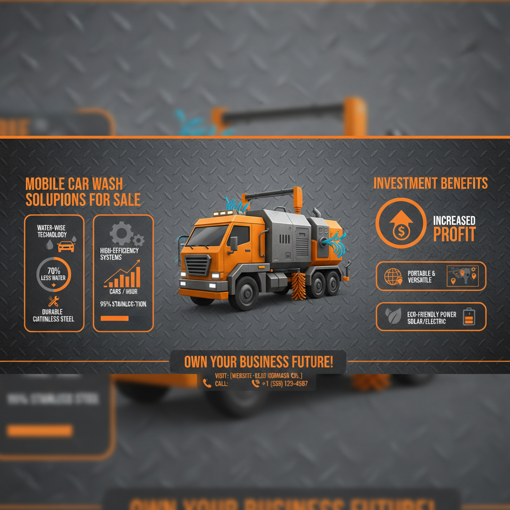 Discover HighQuality Mobile Car Wash Equipment for Sale and Boost Your Business