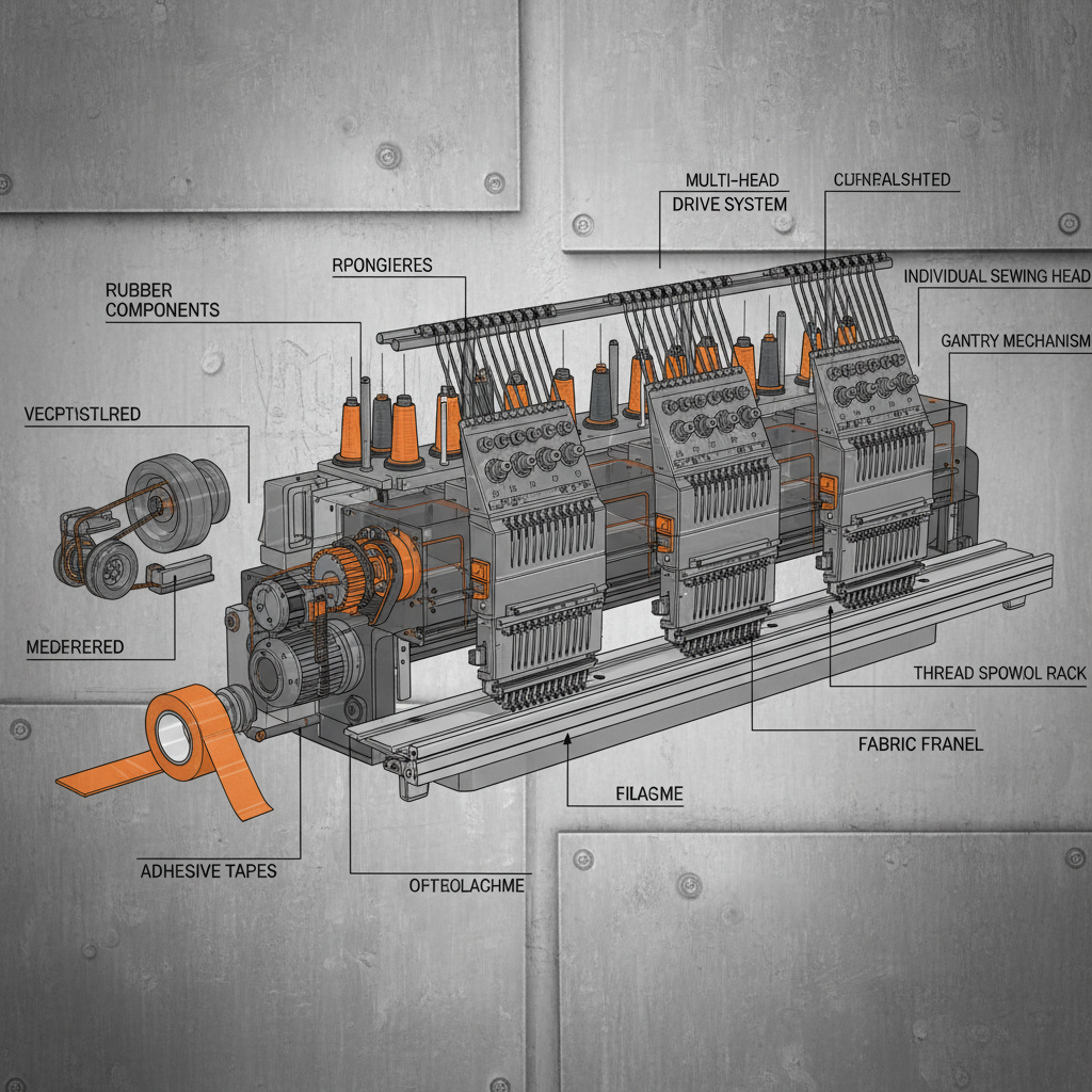 Maximize Embroidery Production with Advanced Multi Heads Embroidery Machine Solutions