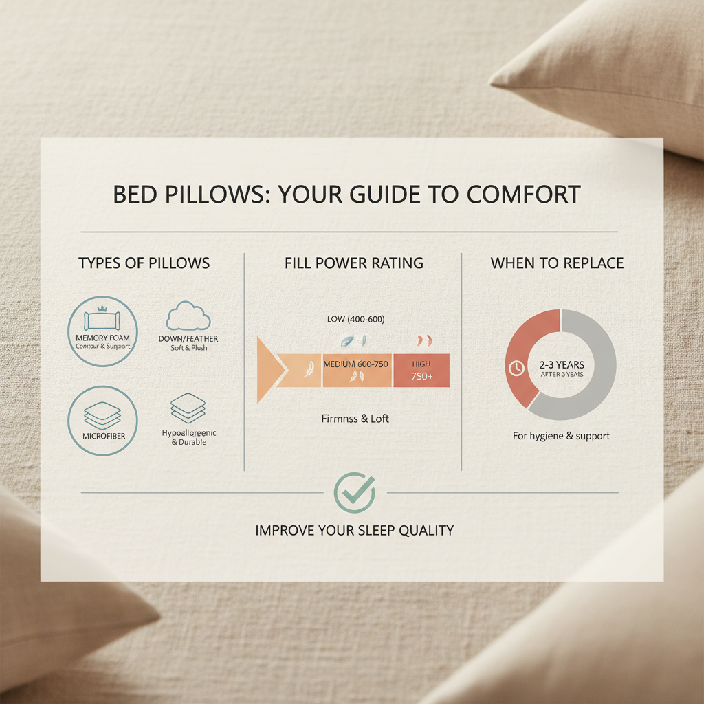 Optimizing Sleep with the Right Bed Pillows for Comfort and Wellbeing