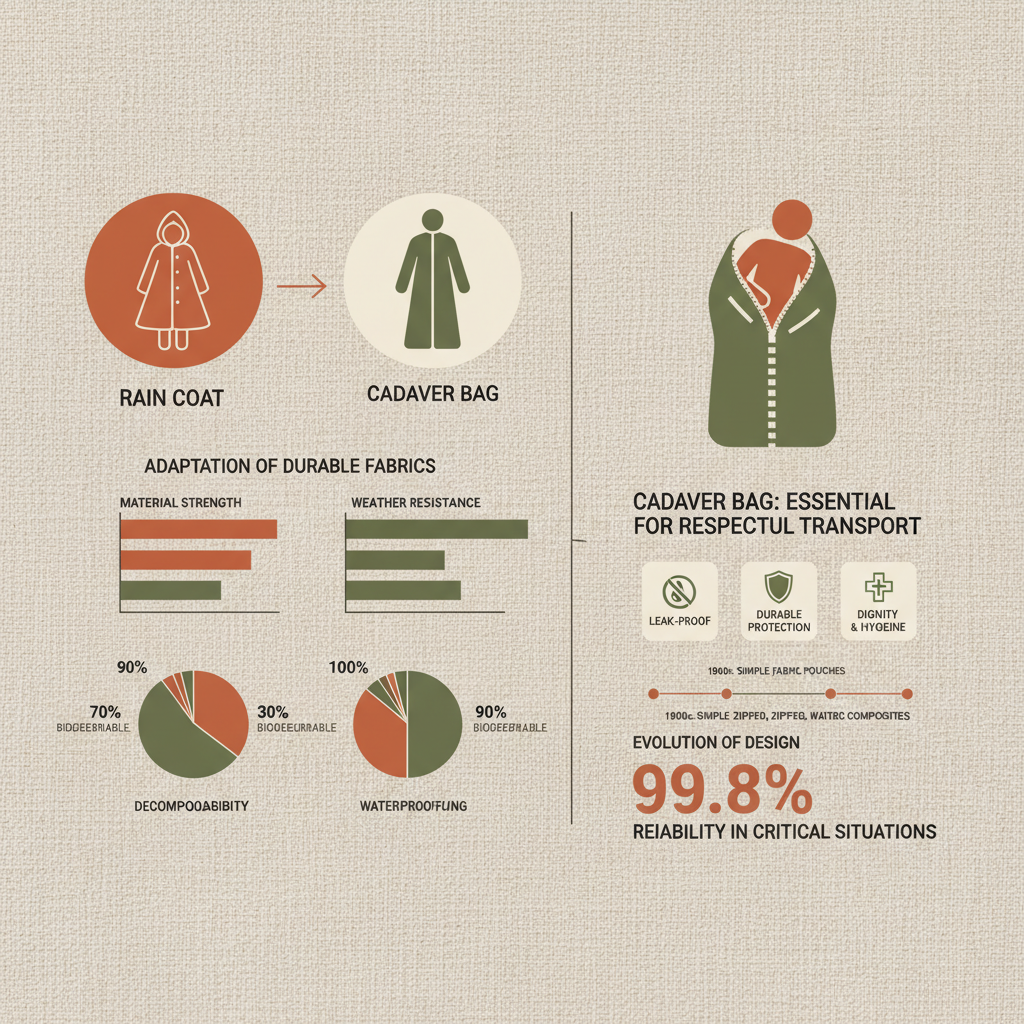 Essential Cadaver Bag for Deceased Solutions for Disaster and Forensic Applications