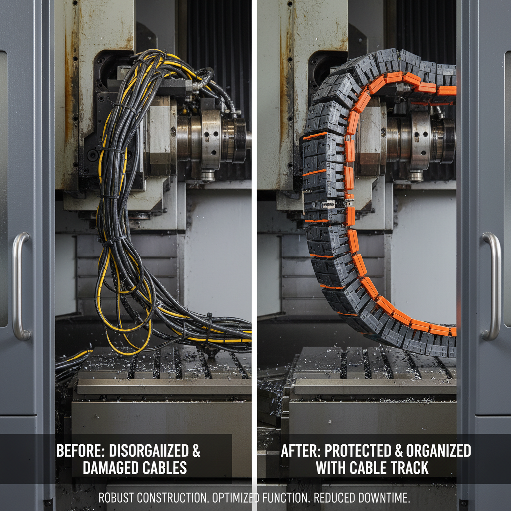 Advanced CNC Cable Track Systems for Industrial Automation and Robotics